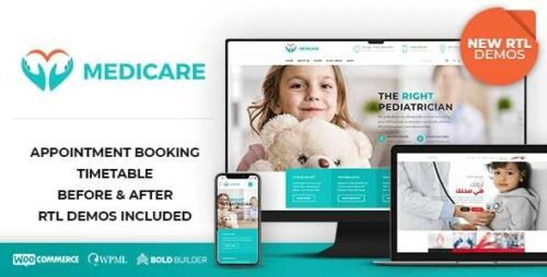 Medicare Theme GPL Doctor Medical and Healthcare Websites