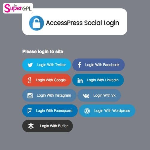 accesspress social login supergpl 1 1