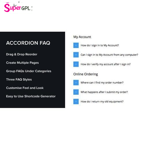 accordion faq wordpress plugin supergpl 1 1