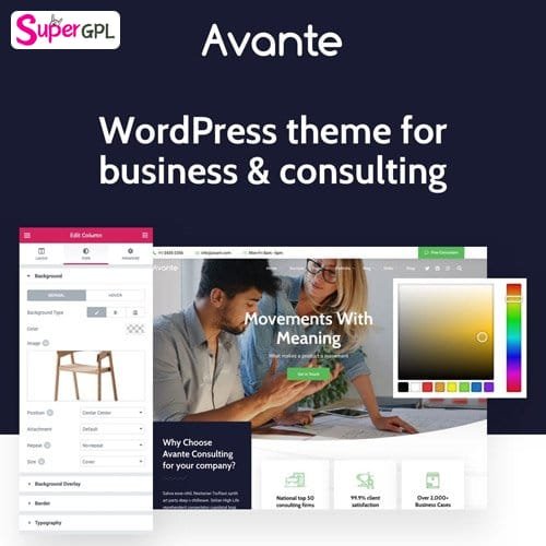 avante business consulting wordpress supergpl 1 1