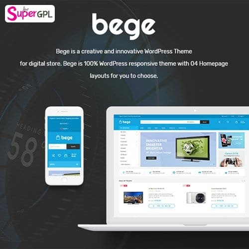 bege responsive woocommerce wordpress theme supergpl 3 1