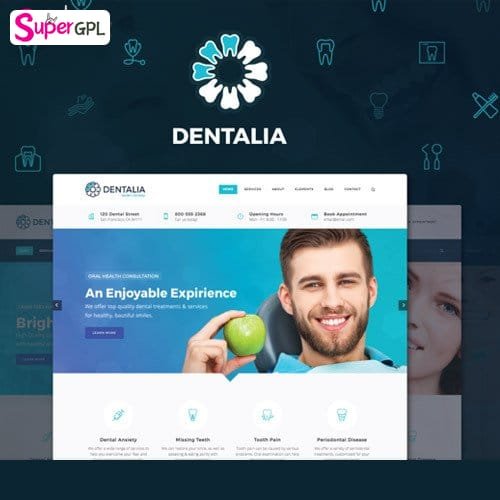 dentalia dentist medical wordpress theme supergpl 1 1