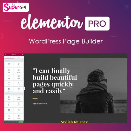 elementor pro gpl wordpress page builder pro templates working supergpl 2 1