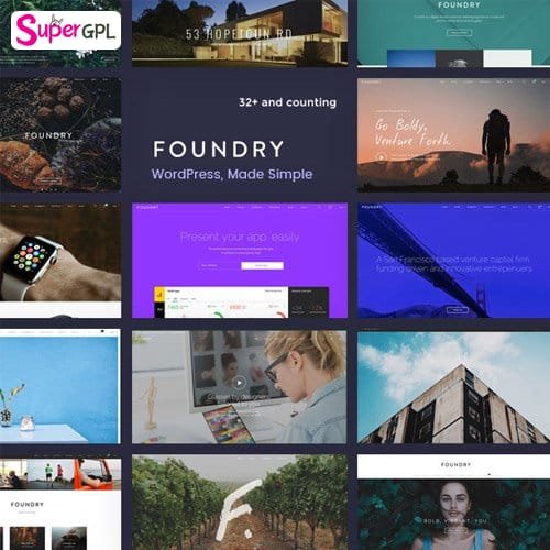 foundry multipurpose multi concept wp theme supergpl 1 1