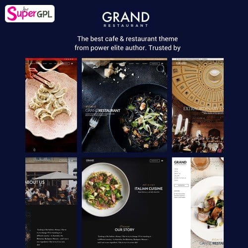 grand restaurant cafe wordpress theme supergpl 1 1