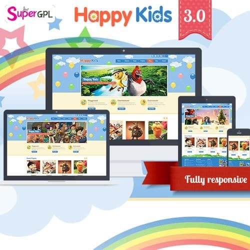 happy kids children wordpress theme supergpl 1 1