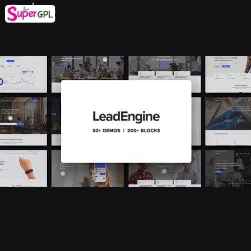 leadengine multi purpose wordpress theme with page builder supergpl 1 1