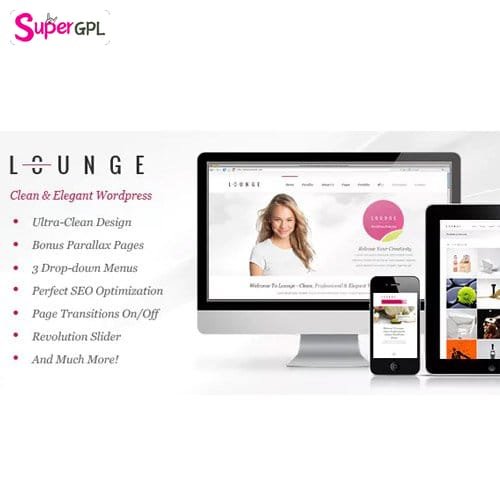 lounge clean elegant wordpress theme supergpl 1 1