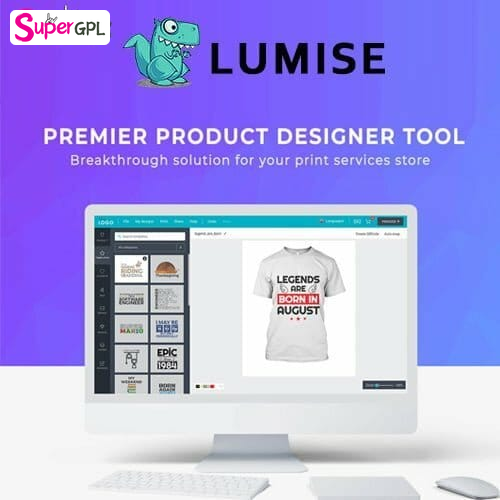 lumise product designer woocommerce wordpress supergpl 2 1