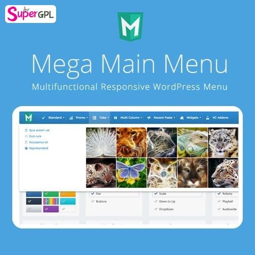mega main menu wordpress menu plugin supergpl 1 1