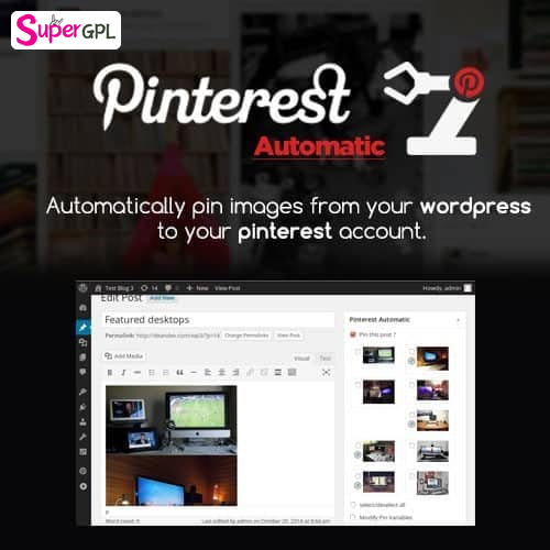 pinterest automatic pin wordpress plugin supergpl 1 1