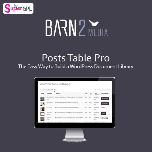 posts table pro supergpl 1 1