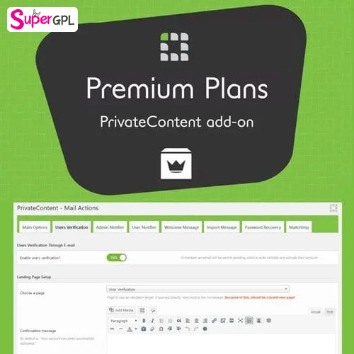 PrivateContent | Premium Plans Add-on 1 privatecontent premium plans add on supergpl 1 1