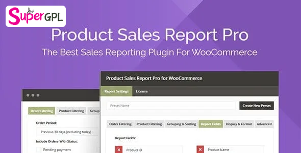 Product Sales Report Pro for WooCommerce Pro 1 product sales report pro for woocommerce pro supergpl 1 1