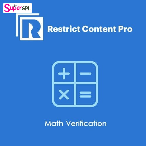 restrict content pro math verification supergpl 1 1