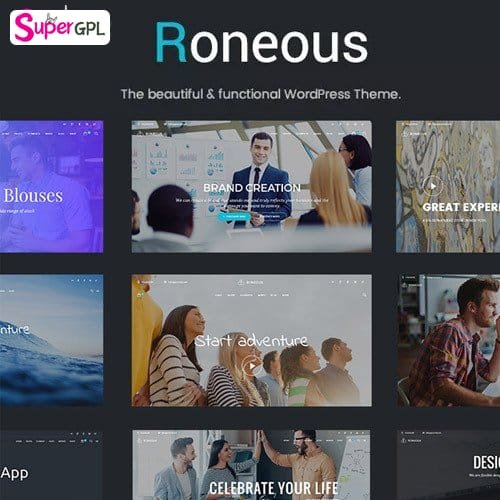 roneous creative multi purpose wordpress theme supergpl 1 1