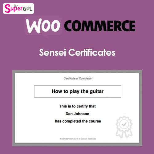 sensei certificates supergpl 1 1