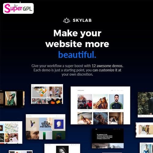 skylab 34 portfolio photography wordpress theme supergpl 1 1