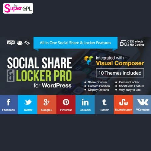 social share locker pro wordpress plugin supergpl 1 1