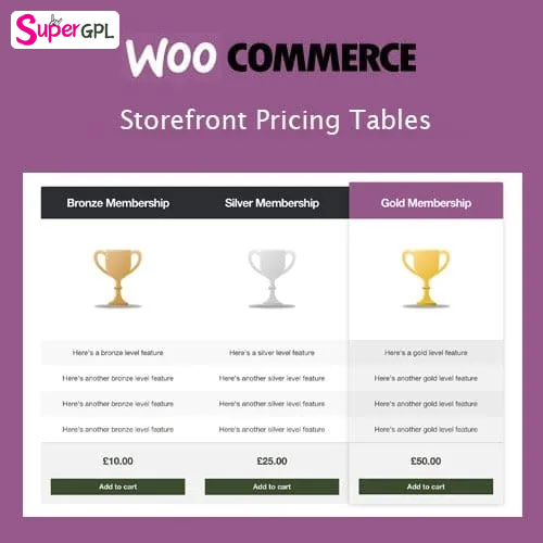 Storefront Pricing Tables 1 storefront pricing tables supergpl 1 1
