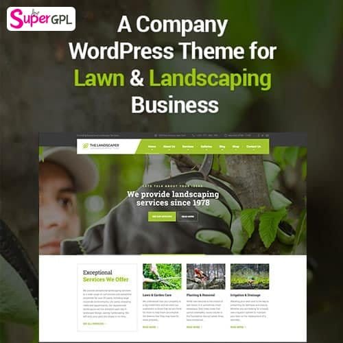 the landscaper lawn landscaping wp theme supergpl 1 1