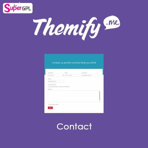 Themify Builder Contact