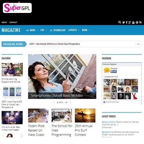 themify magazine wordpress theme supergpl 1 1