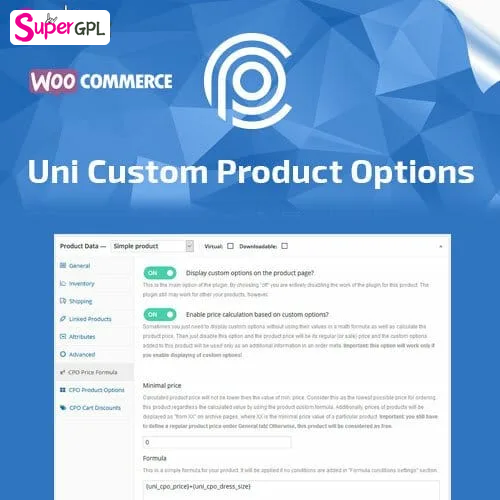Uni CPO | WooCommerce Options and Price Calculation Formulas 1 uni cpo woocommerce options and price calculation formulas supergpl 1 1