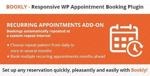 Bookly Recurring Appointments Addon GPL