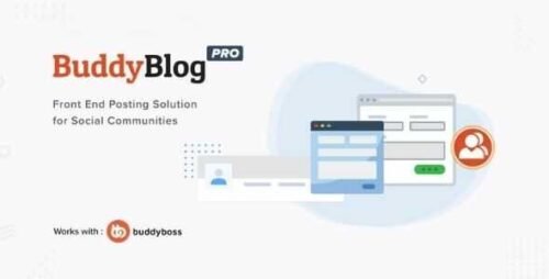 BuddyBlog Pro GPL Front-end posting solution for BuddyPress and BuddyBoss platform