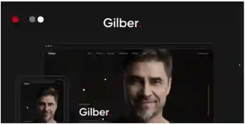 Gilber Theme Personal CV Resume WordPress Theme