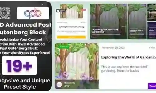 BWD Advanced Blog Post Block Plugin β For Gutenberg