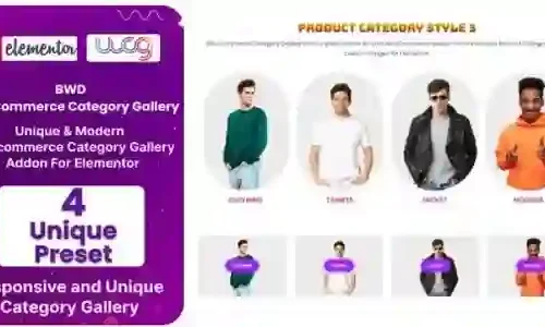 BWD WooCommerce Category Gallery Addon β For Elementor