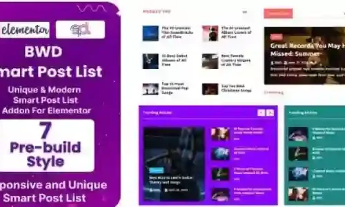 BWD Smart Post List Addon β For Elementor