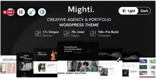 Mighti Theme Creative Agency & Portfolio WordPress Theme