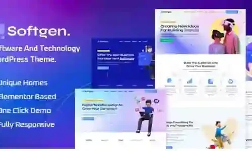 Softgen Theme - Software & Technology WordPress Theme