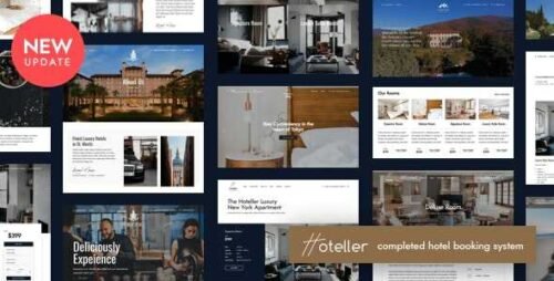 Hoteller Hotel Booking Theme GPL  – Latest Version