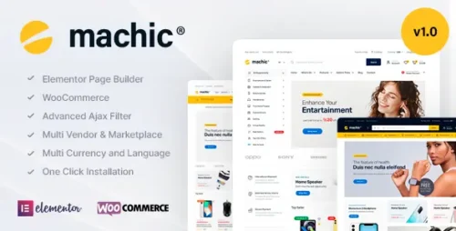 Machic Theme – Electronics Store WooCommerce WordPress Theme