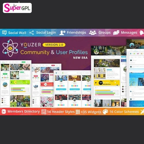youzer community user profiles management supergpl 1 1